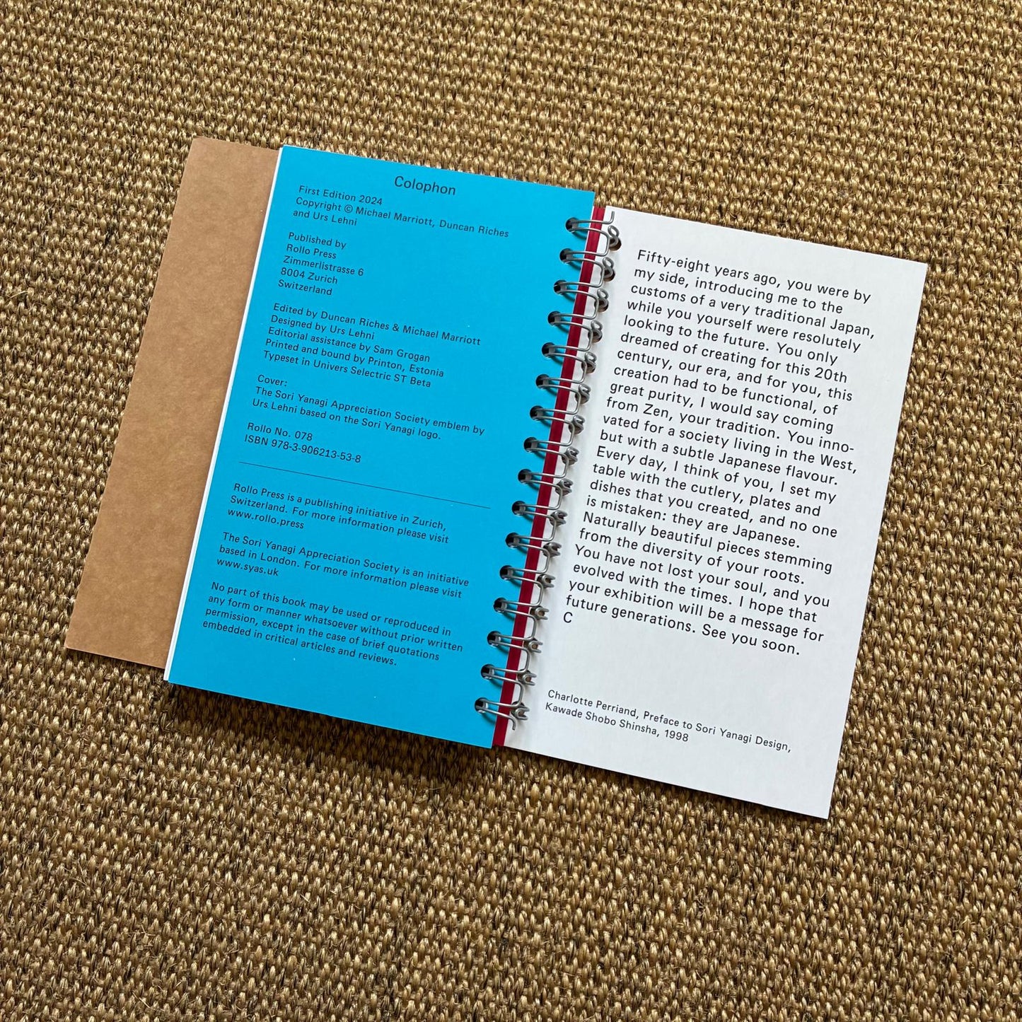 Rollo Press - The Sori Yanagi Appreciation Society Book