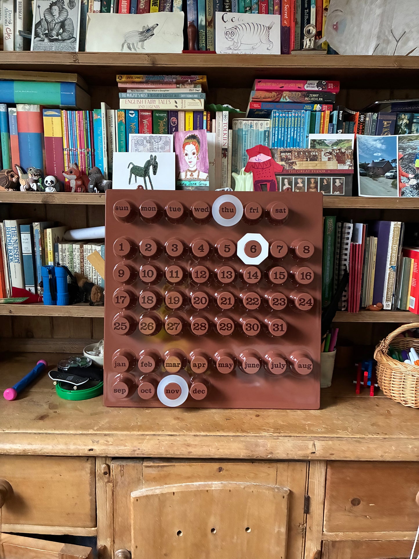 Ring-a-Date Perpetual Calendar - Café Mousse Limited Edition