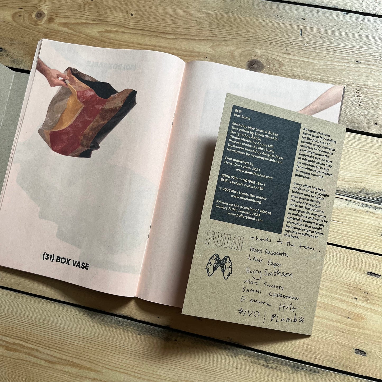 Max Lamb - Box Book