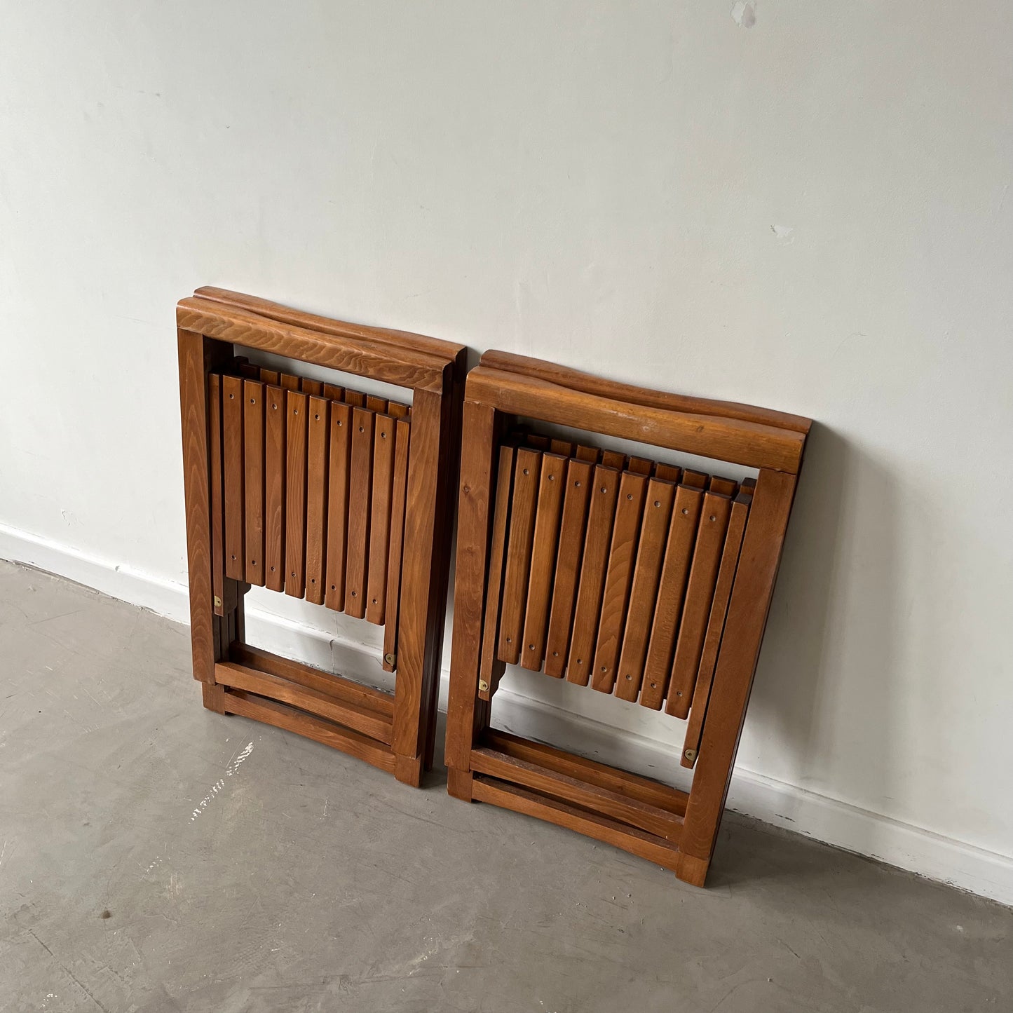 Set of 4 Folding Chair by Aldo Jacober