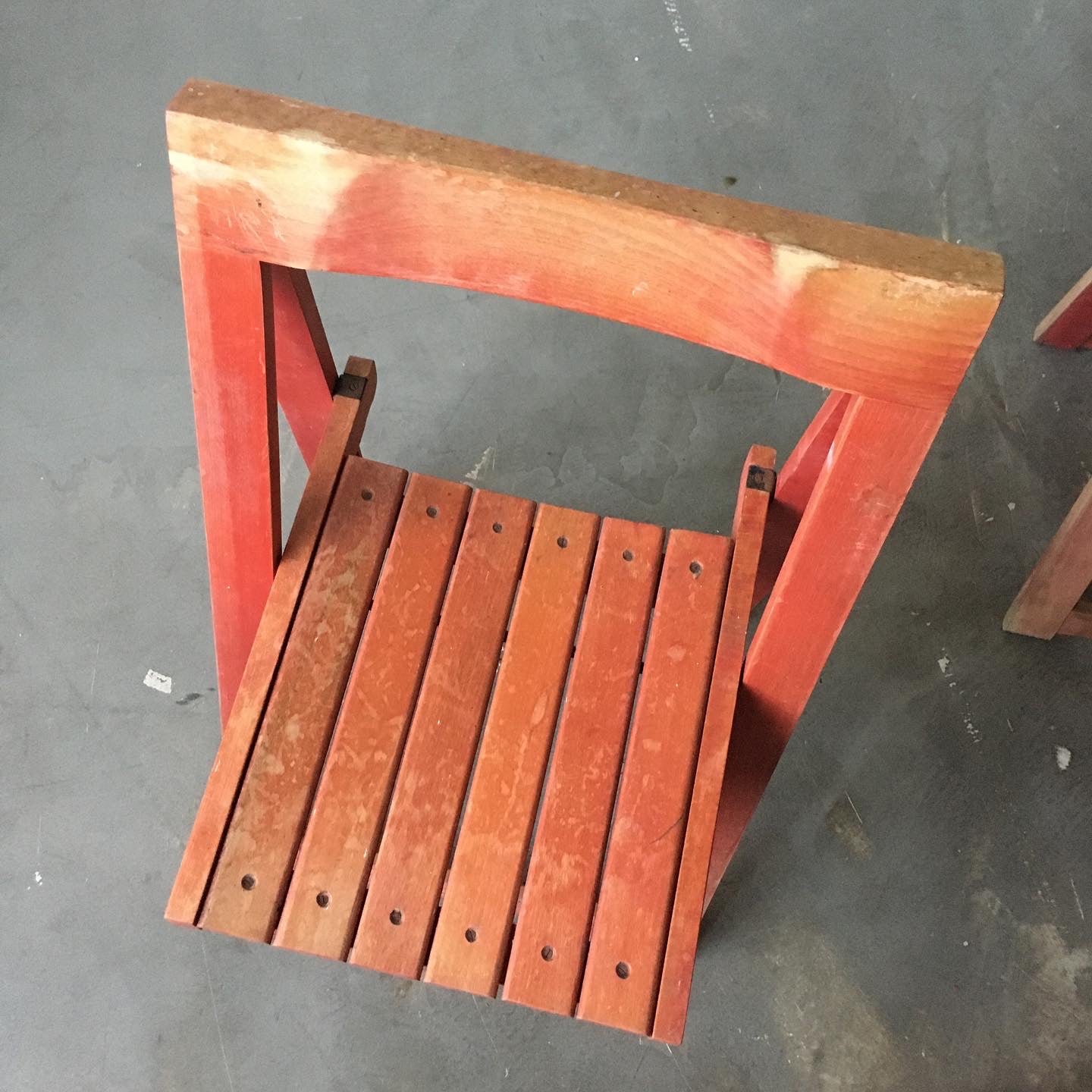 Set of 6 Aldo Jacober Folding Chairs
