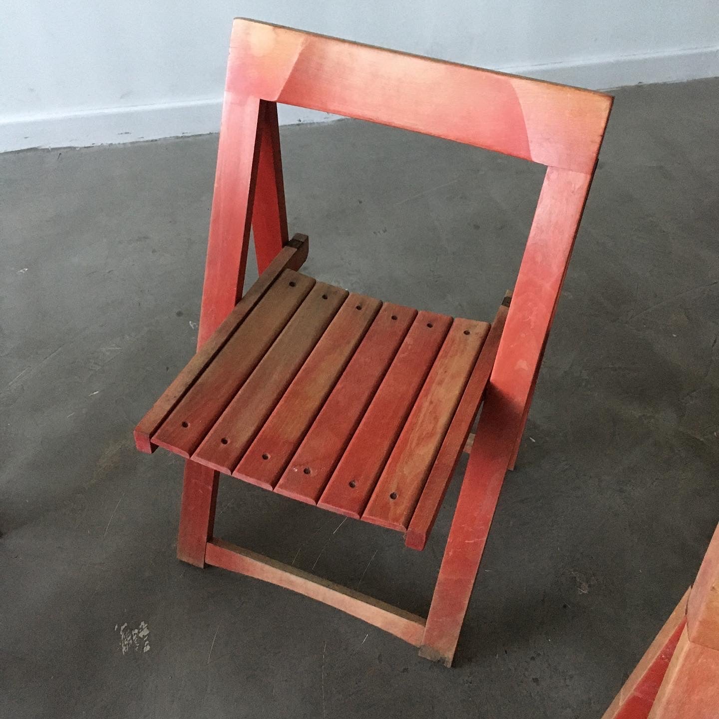 Set of 6 Aldo Jacober Folding Chairs