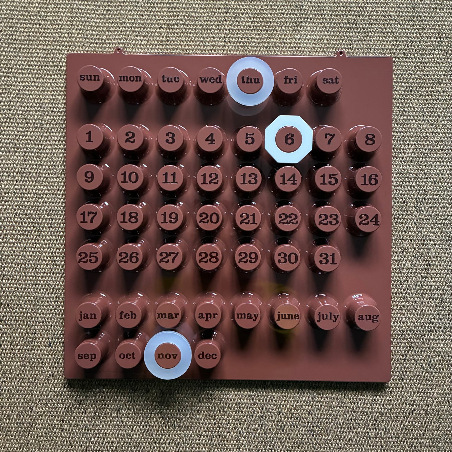 Ring-a-Date Perpetual Calendar - Café Mousse Limited Edition