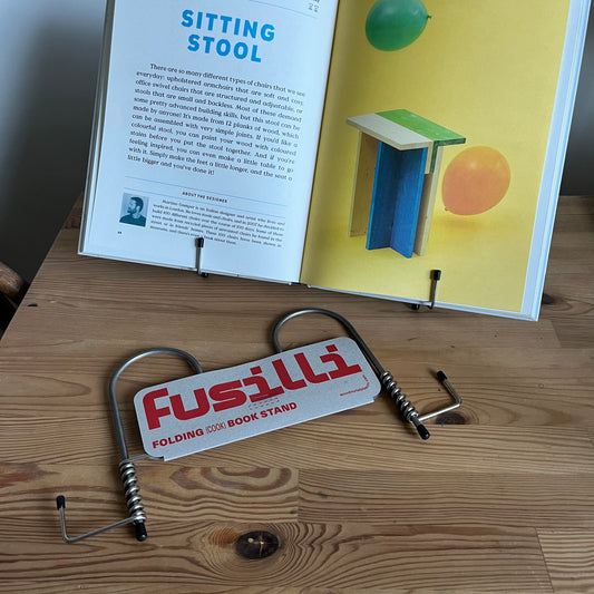 Wood Metal Plastic - Fusilli (Cook) Book Stand