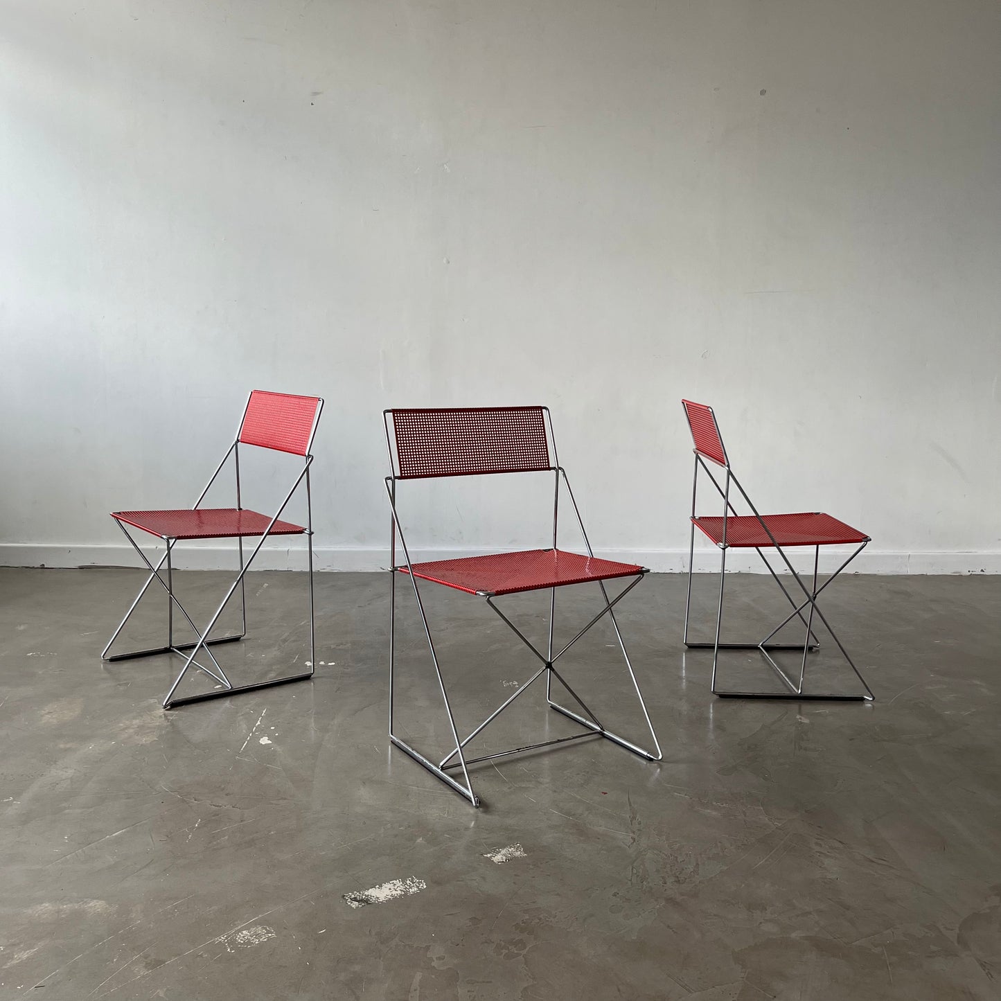 3 X-Line Chairs - Niels Jørgen Haugesen