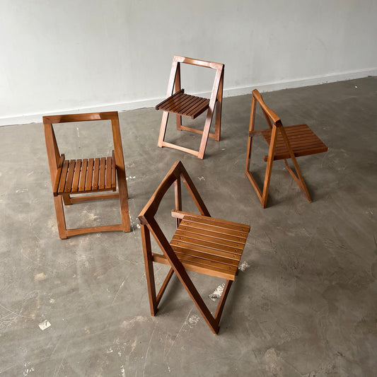 Set of 4  Folding Chair by Aldo Jacober