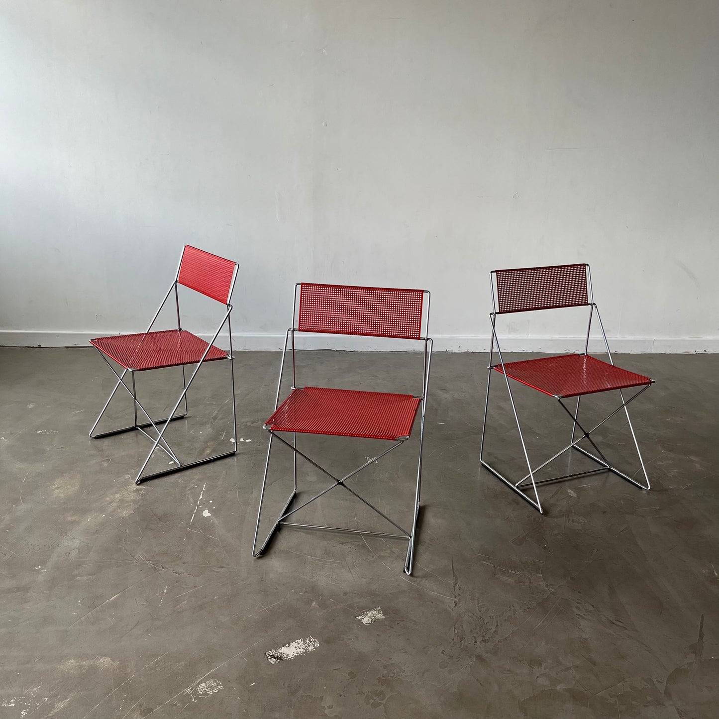 3 X-Line Chairs - Niels Jørgen Haugesen