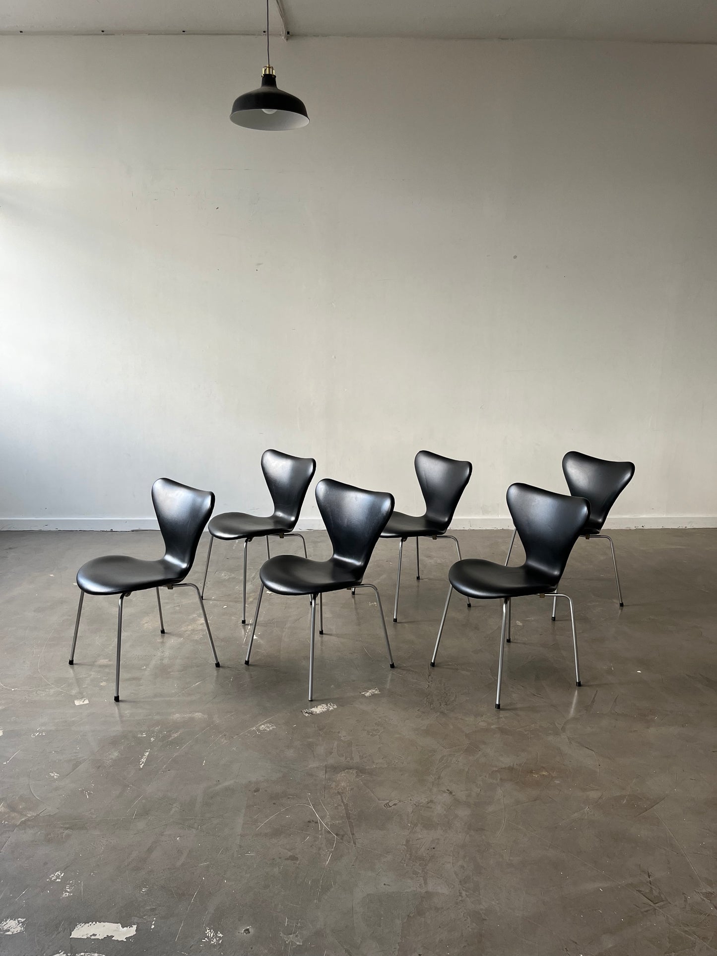 Set of 6 Series 7 Chairs by Arne Jacobsen for Fritz Hansen