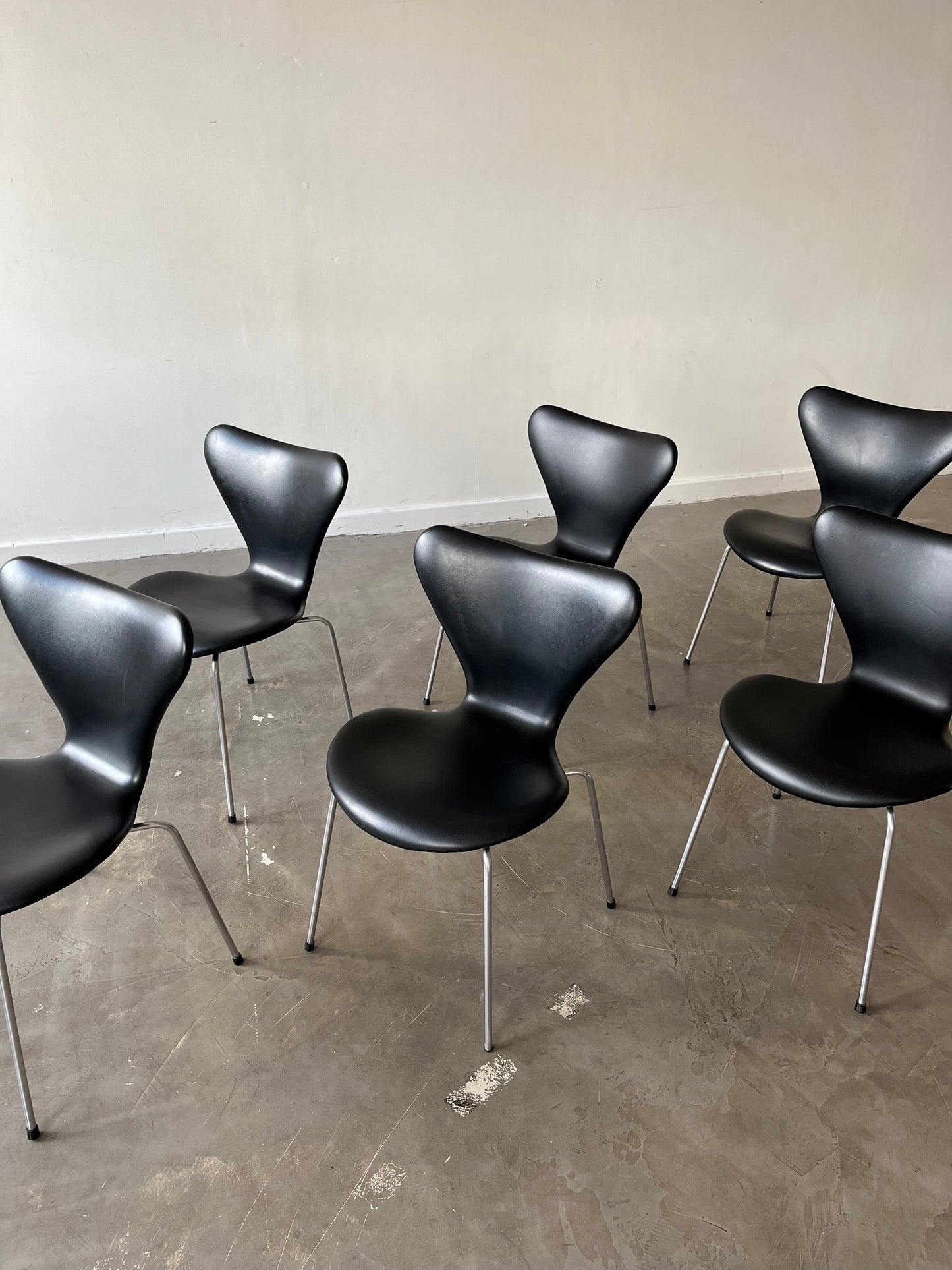 Set of 6 Series 7 Chairs by Arne Jacobsen for Fritz Hansen